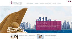 Desktop Screenshot of darwishholding.com