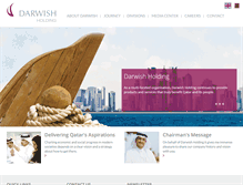 Tablet Screenshot of darwishholding.com